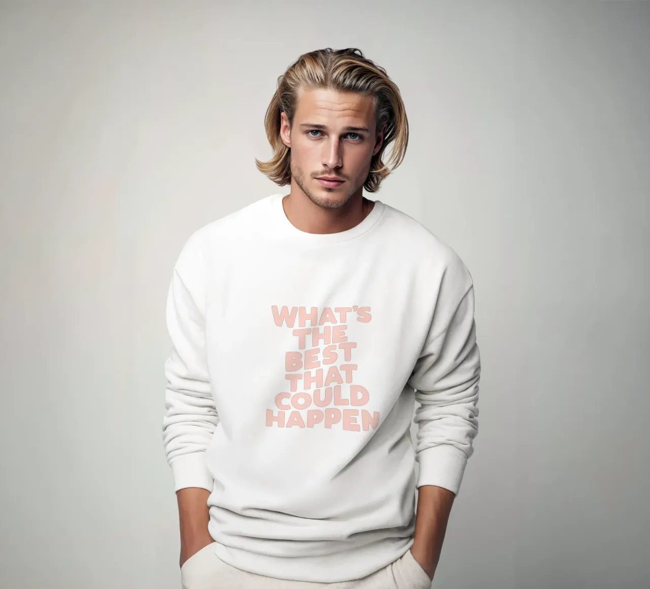 Was ist das Beste, was passieren kann F06D91 Sweatshirt von THE MOTIVATED TYPE