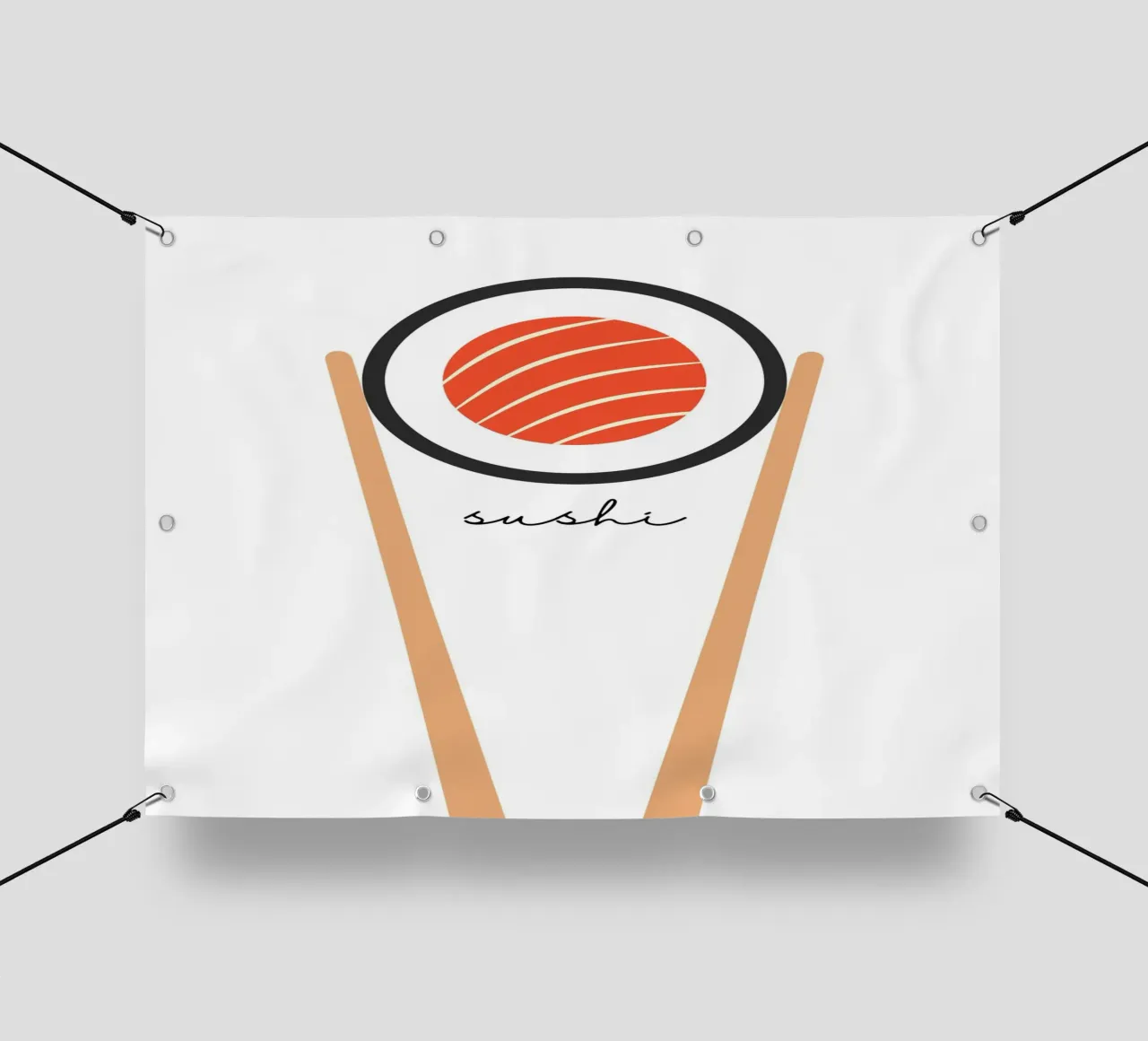 Sushi telo in pvc da PinkCandyWalls