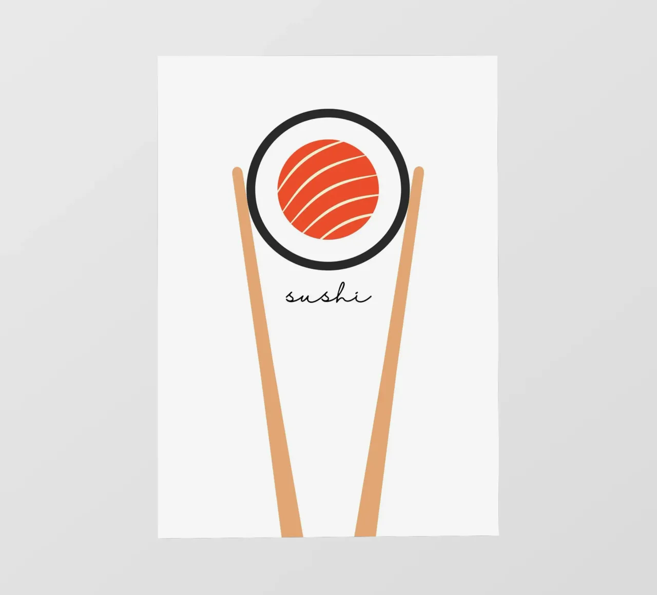 Sushi telo in pvc da PinkCandyWalls