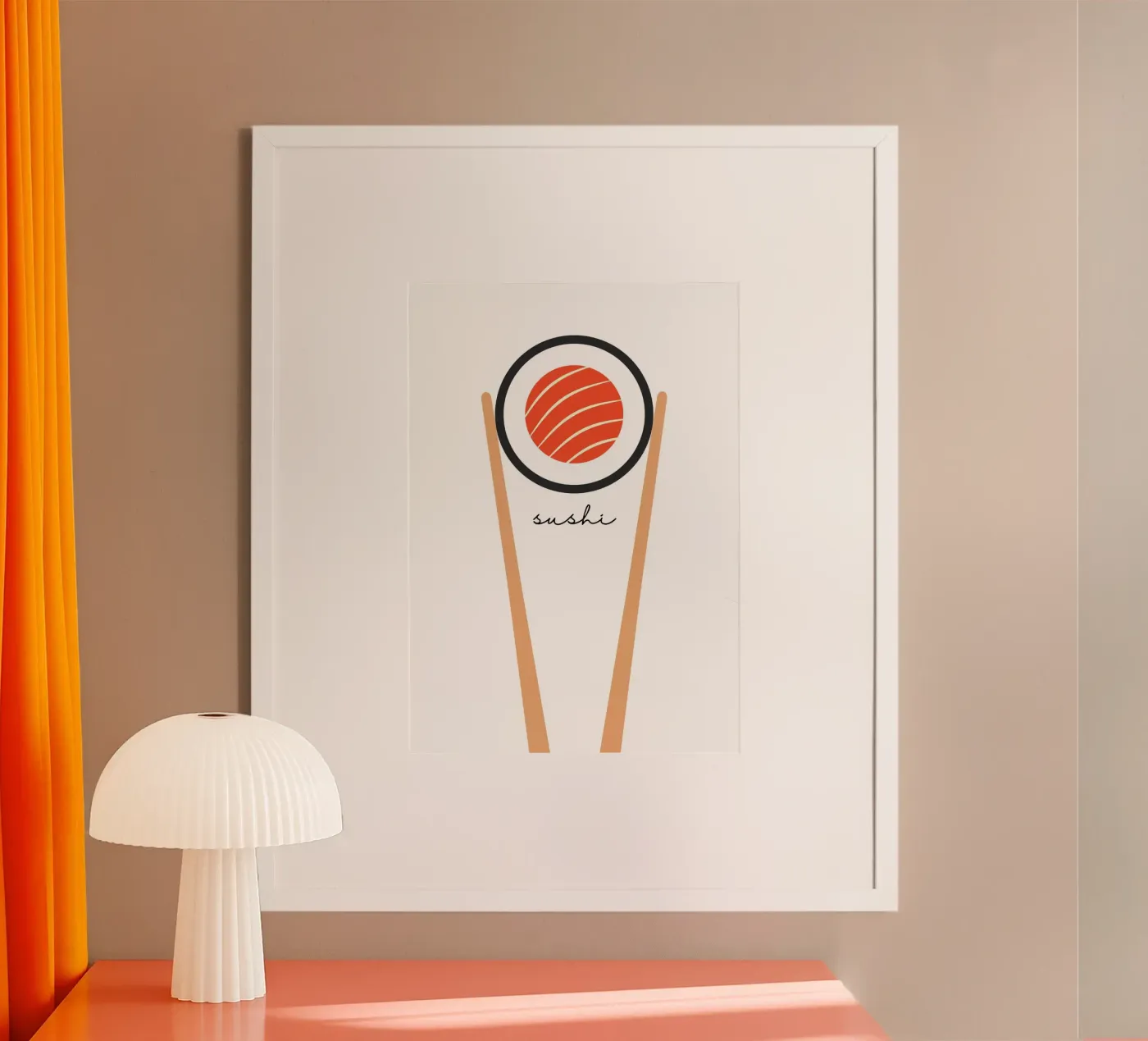 Sushi poster van PinkCandyWalls