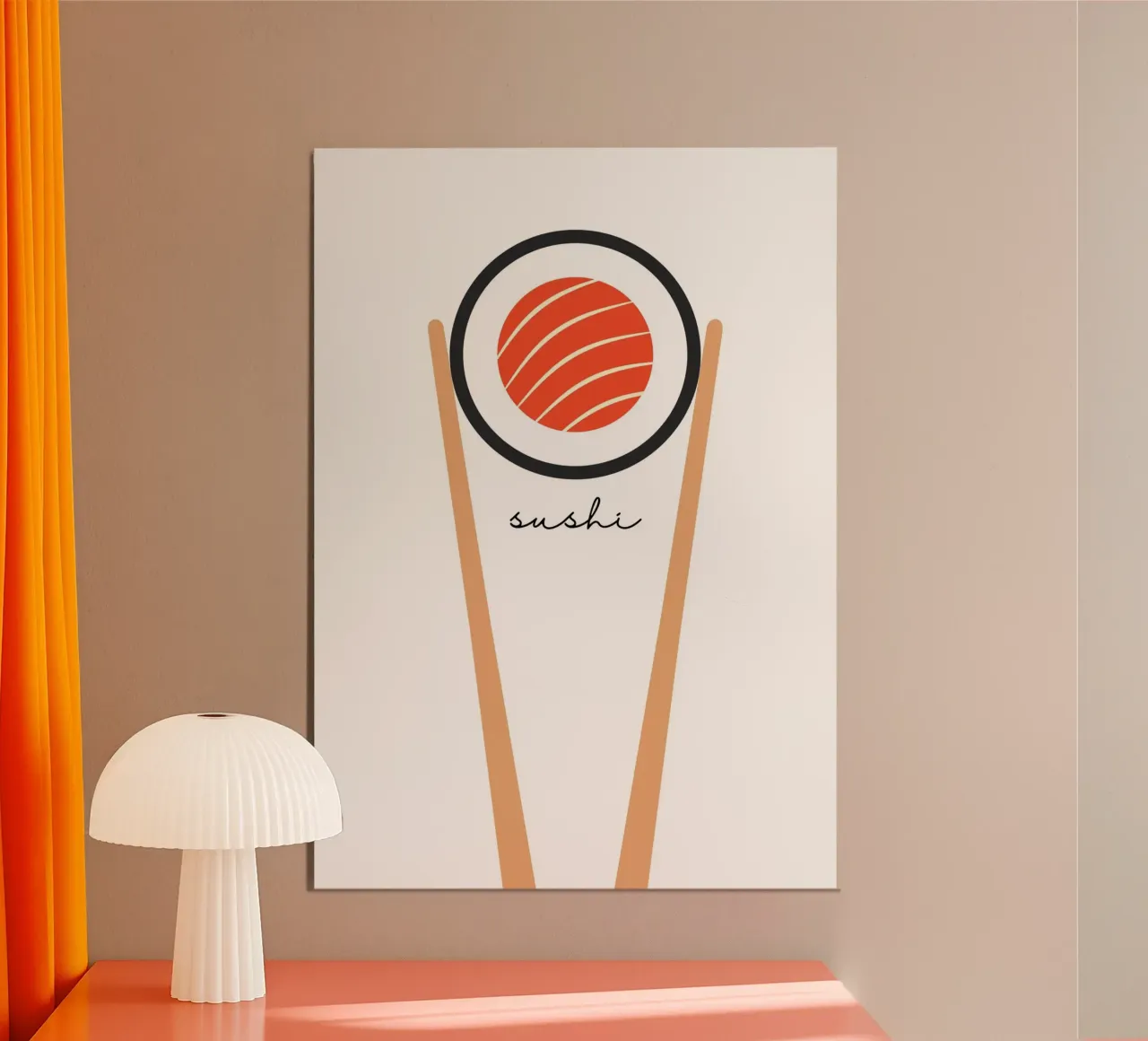 Sushi carta hahnemühle da PinkCandyWalls