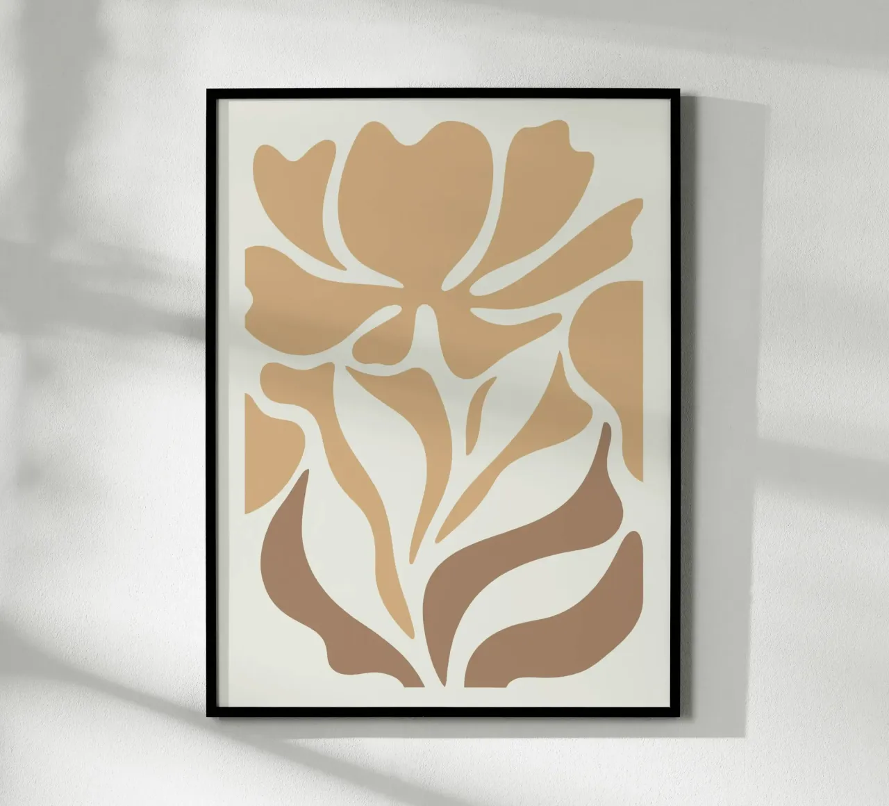 Neutral Boho Abstract Floral carta hahnemühle da Attaboy Dsgn