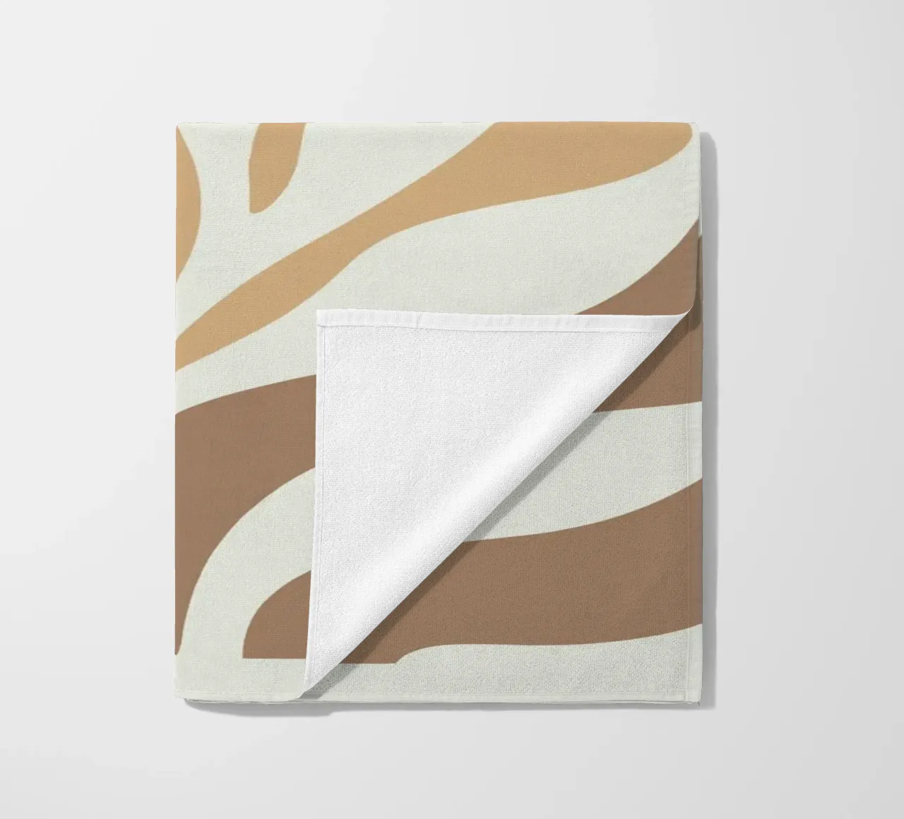 Neutral Boho Abstract Floral telo mare da Attaboy Dsgn
