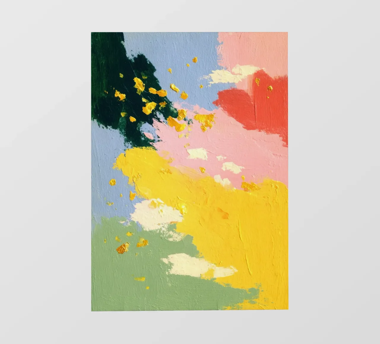 Esplosione astratta di colori telo in pvc da Nikis Art Studio