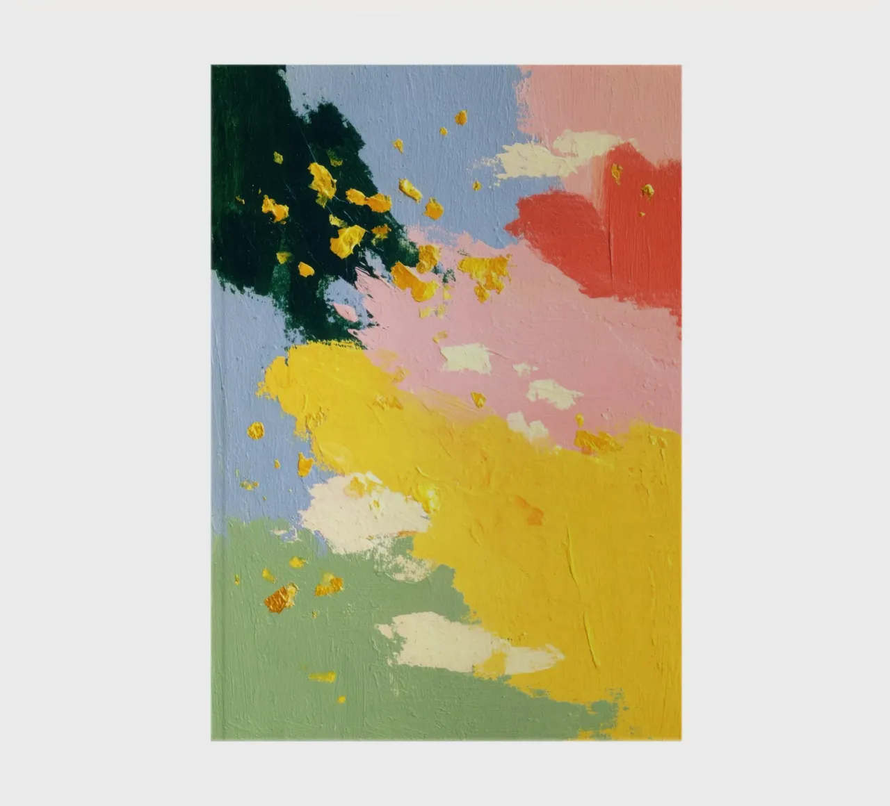 Abstract explosion of colour notebook by Nikis Art Studio
