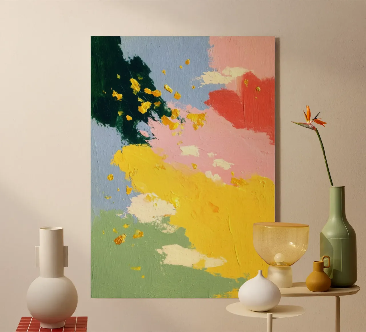 Esplosione astratta di colori plexiglass da Nikis Art Studio