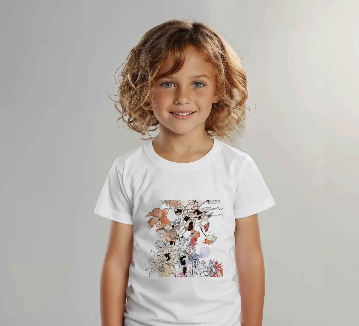 flower fire t-shirt bambini da k i m