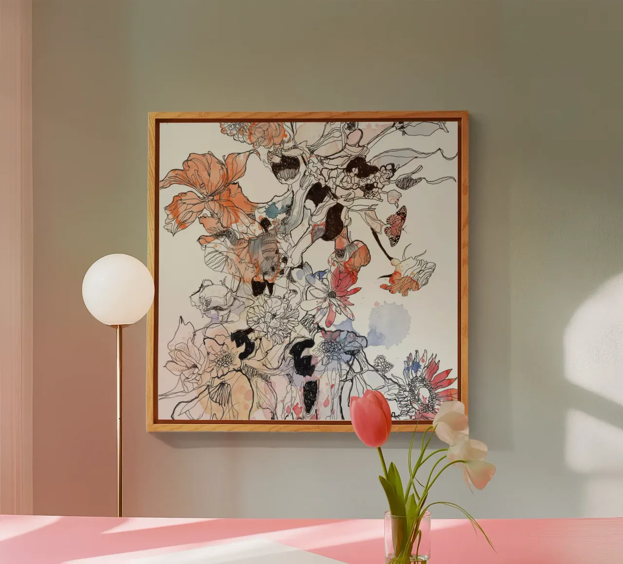 flower fire plexiglass da k i m