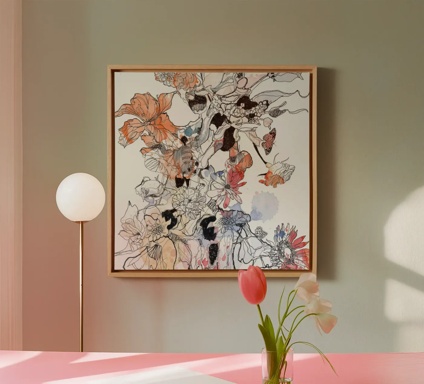 flower fire tela da k i m