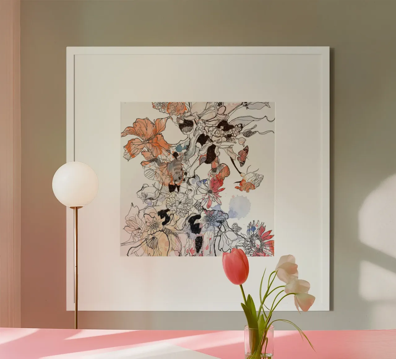 flower fire poster da k i m