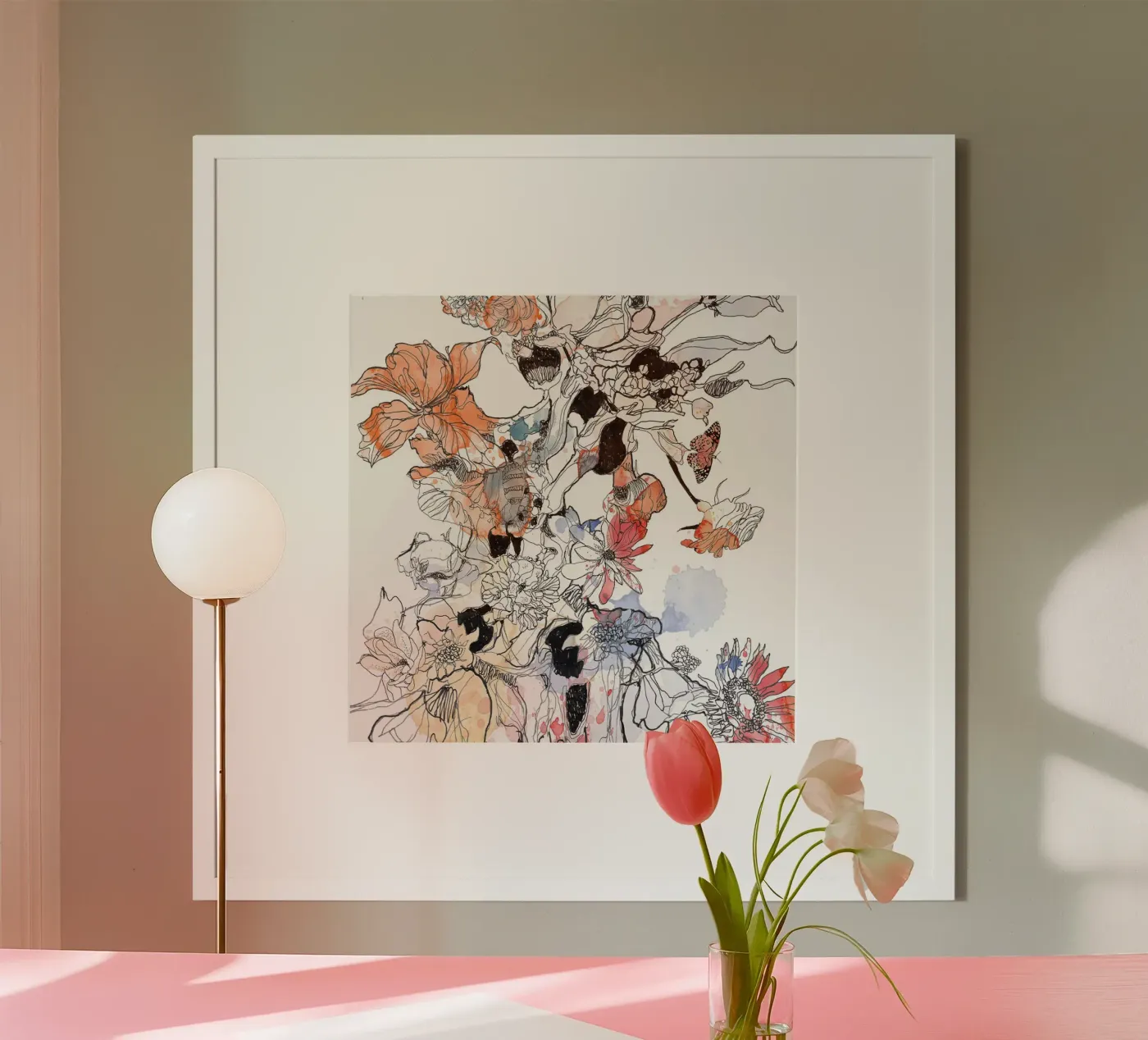 flower fire poster by k i m