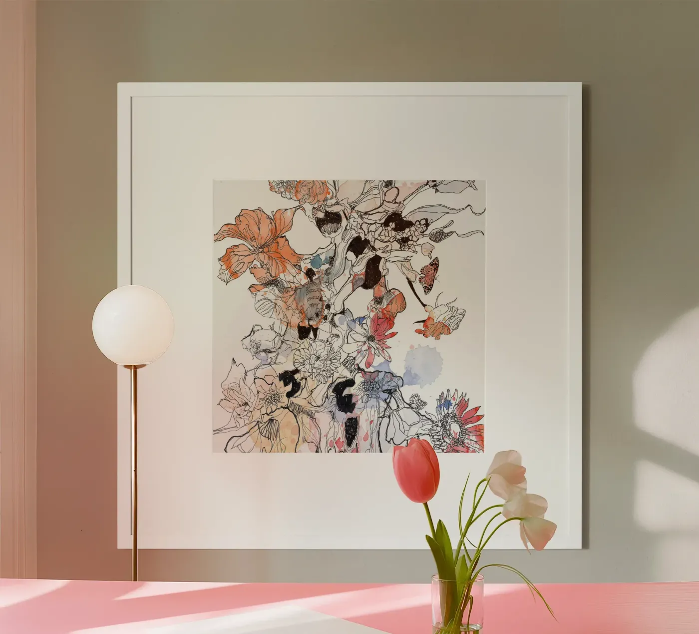 flower fire poster van k i m