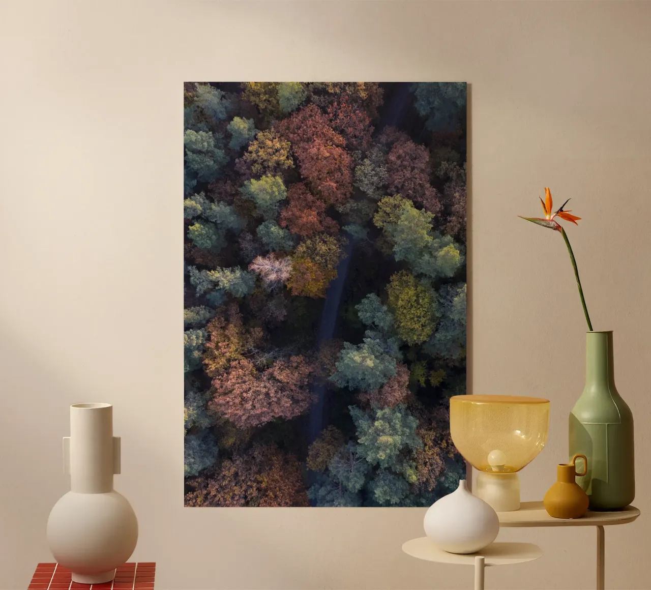 the walk through autumn forests plexiglass da Studio Nahili