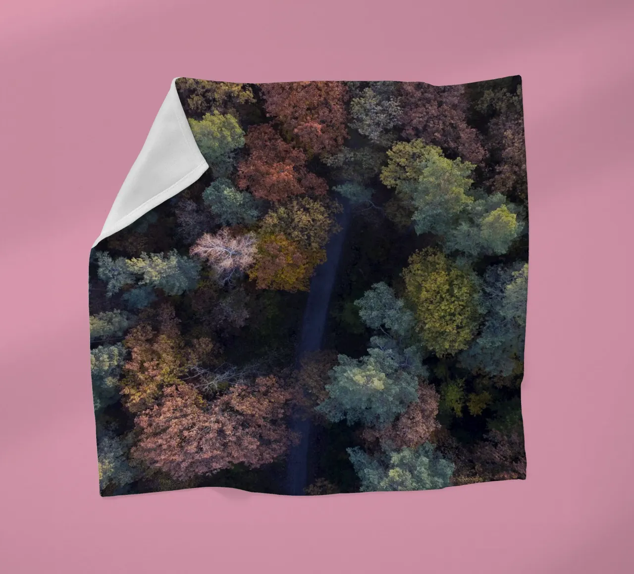 the walk through autumn forests coperta in pile da Studio Nahili
