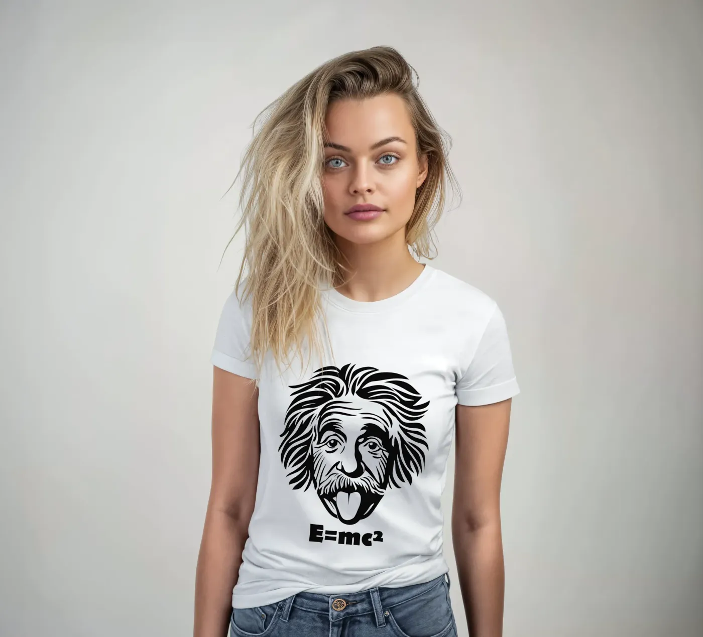 Albert Einstein: E=mc² t-shirt da donna da Autofocus