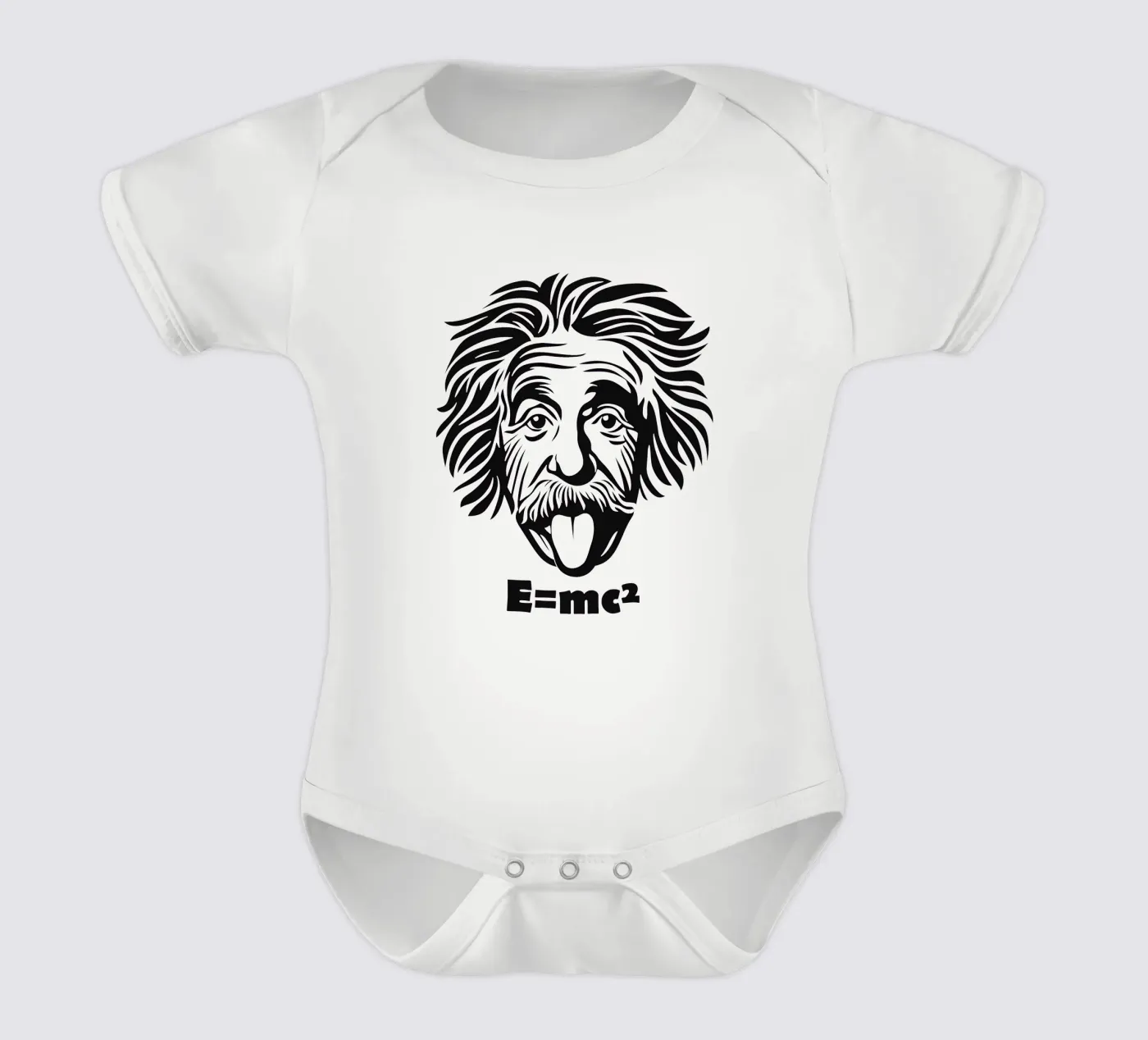 Albert Einstein: E=mc² body neonato maniche corte da Autofocus