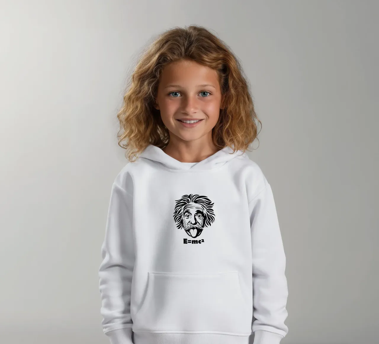 Albert Einstein: E=mc² felpa bambino con cappuccio da Autofocus