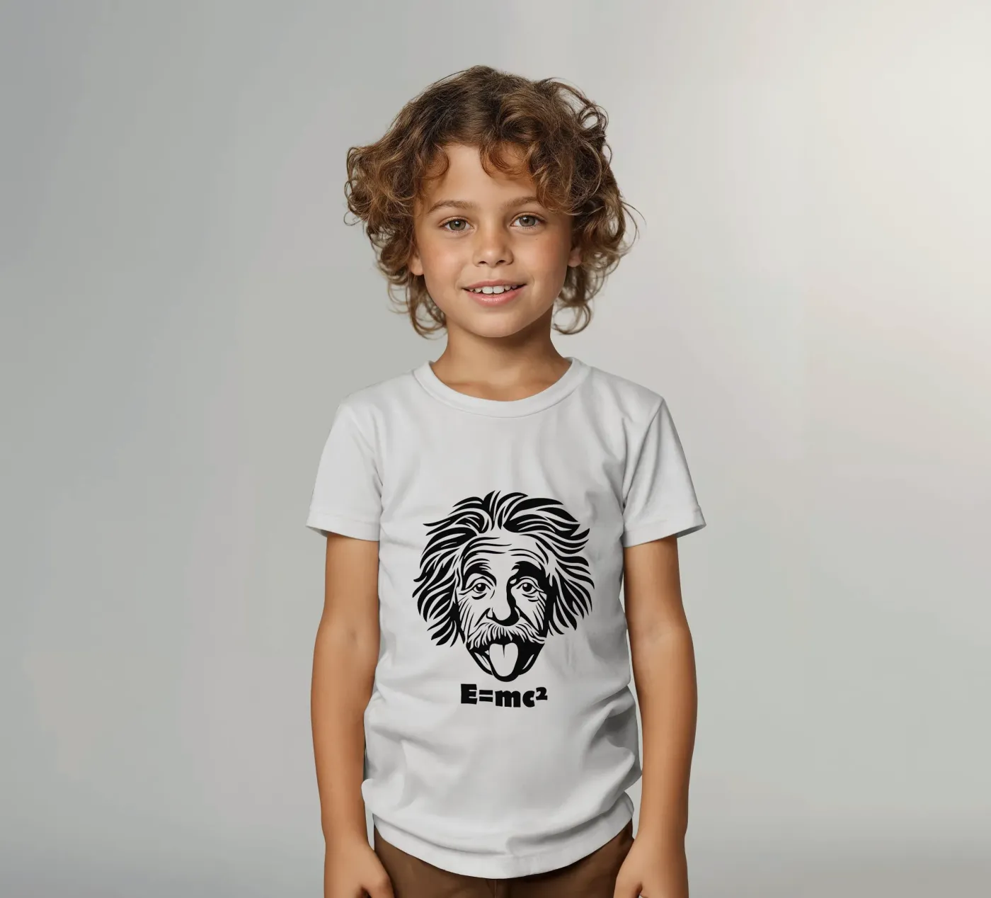 Albert Einstein: E=mc² Kinder T-Shirt von Autofocus