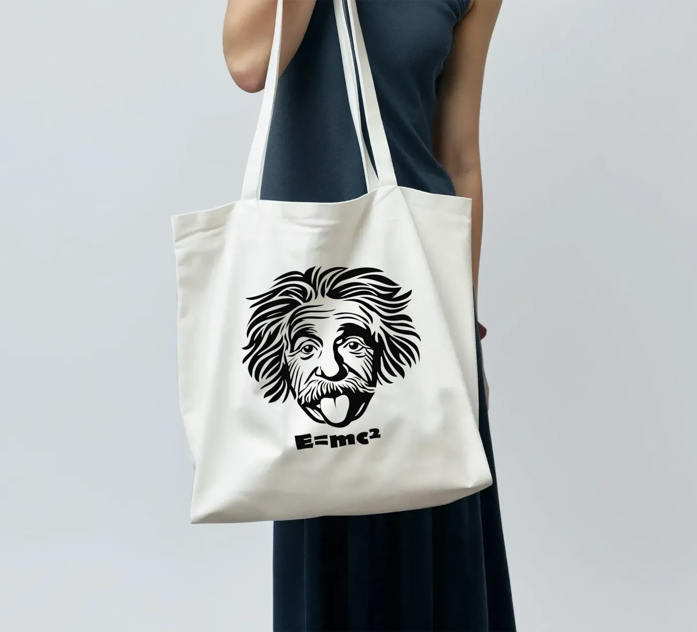 Albert Einstein: E=mc² Jutebeutel von Autofocus