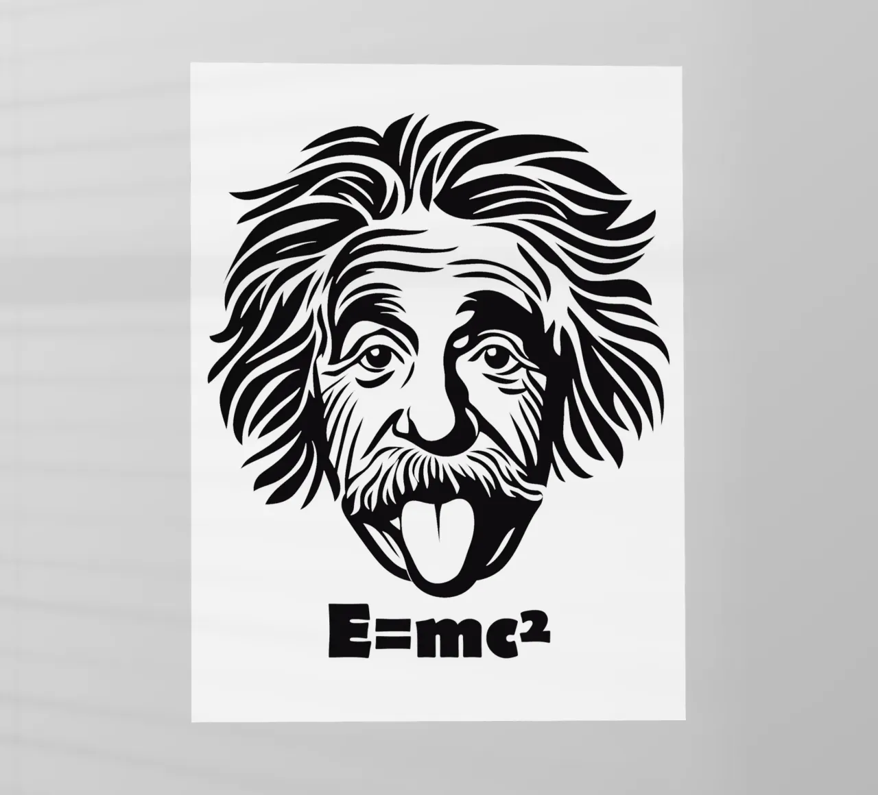 Albert Einstein: E=mc² pellicola backlit da Autofocus