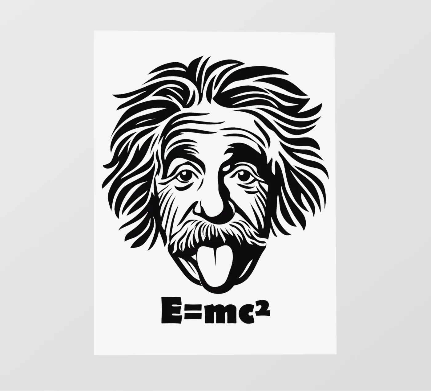 Albert Einstein: E=mc² pellicola backlit da Autofocus