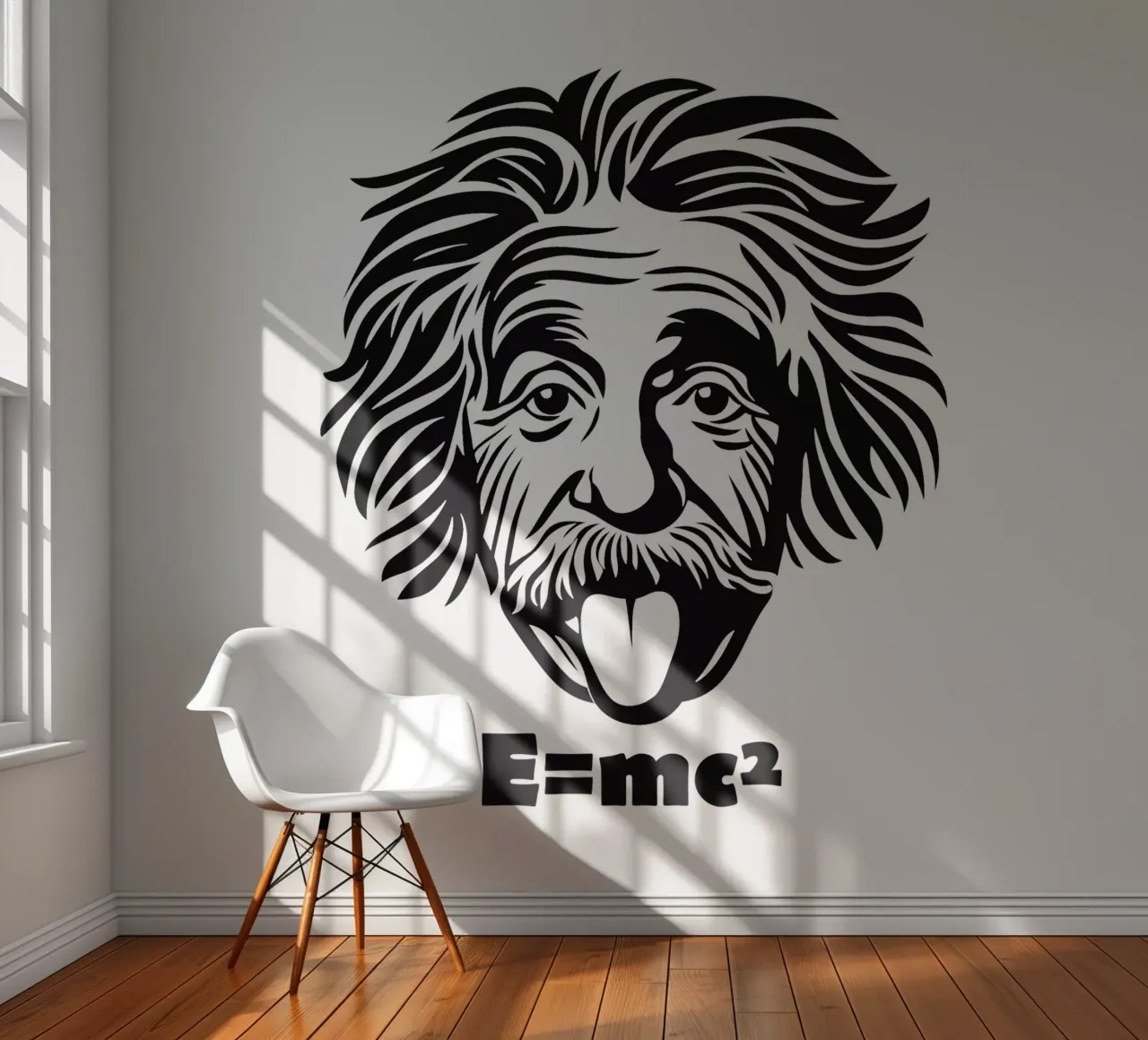 Albert Einstein: E=mc² fotobehang van Autofocus