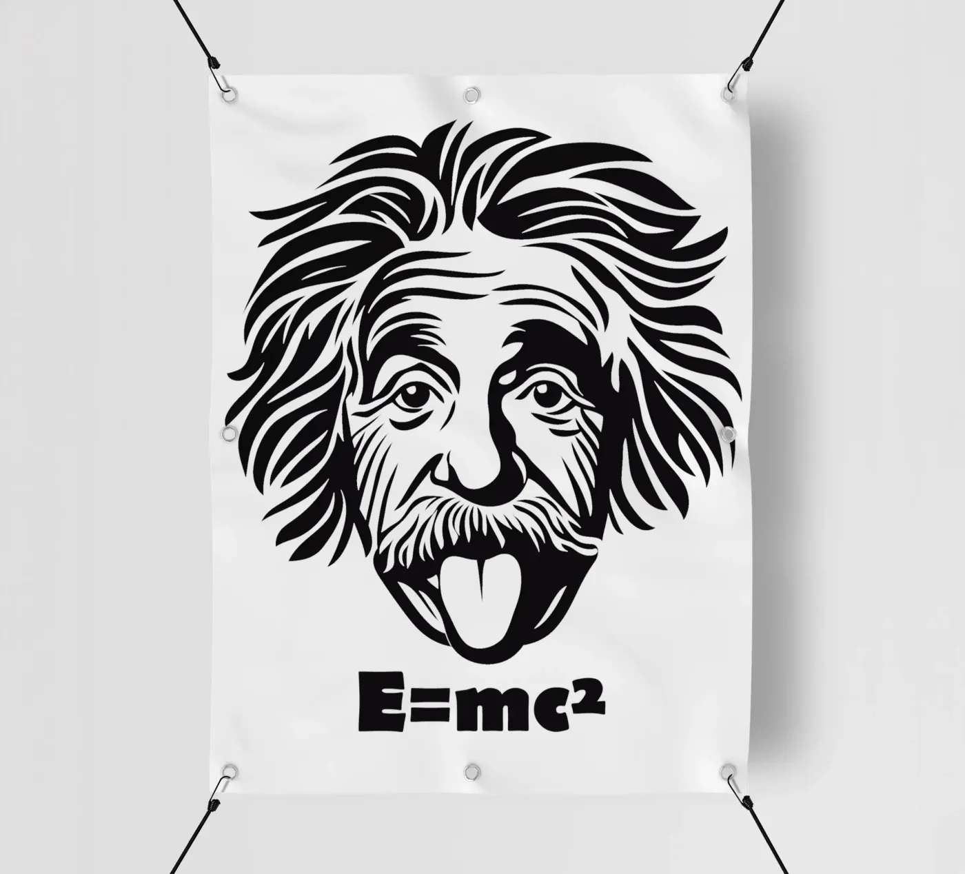 Albert Einstein: E=mc² bâche pvc de Autofocus