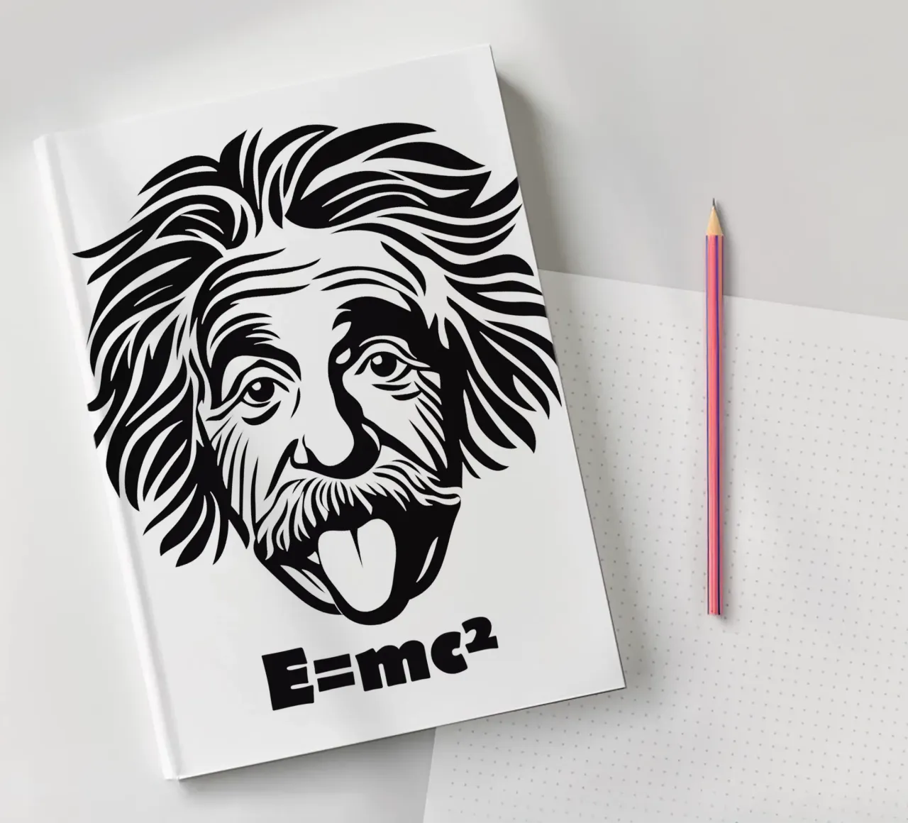 Albert Einstein: E=mc² notebook by Autofocus