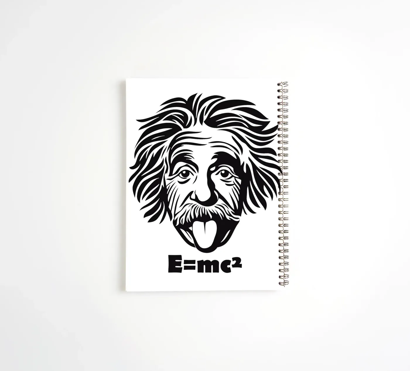 Albert Einstein: E=mc² spiral notebook by Autofocus