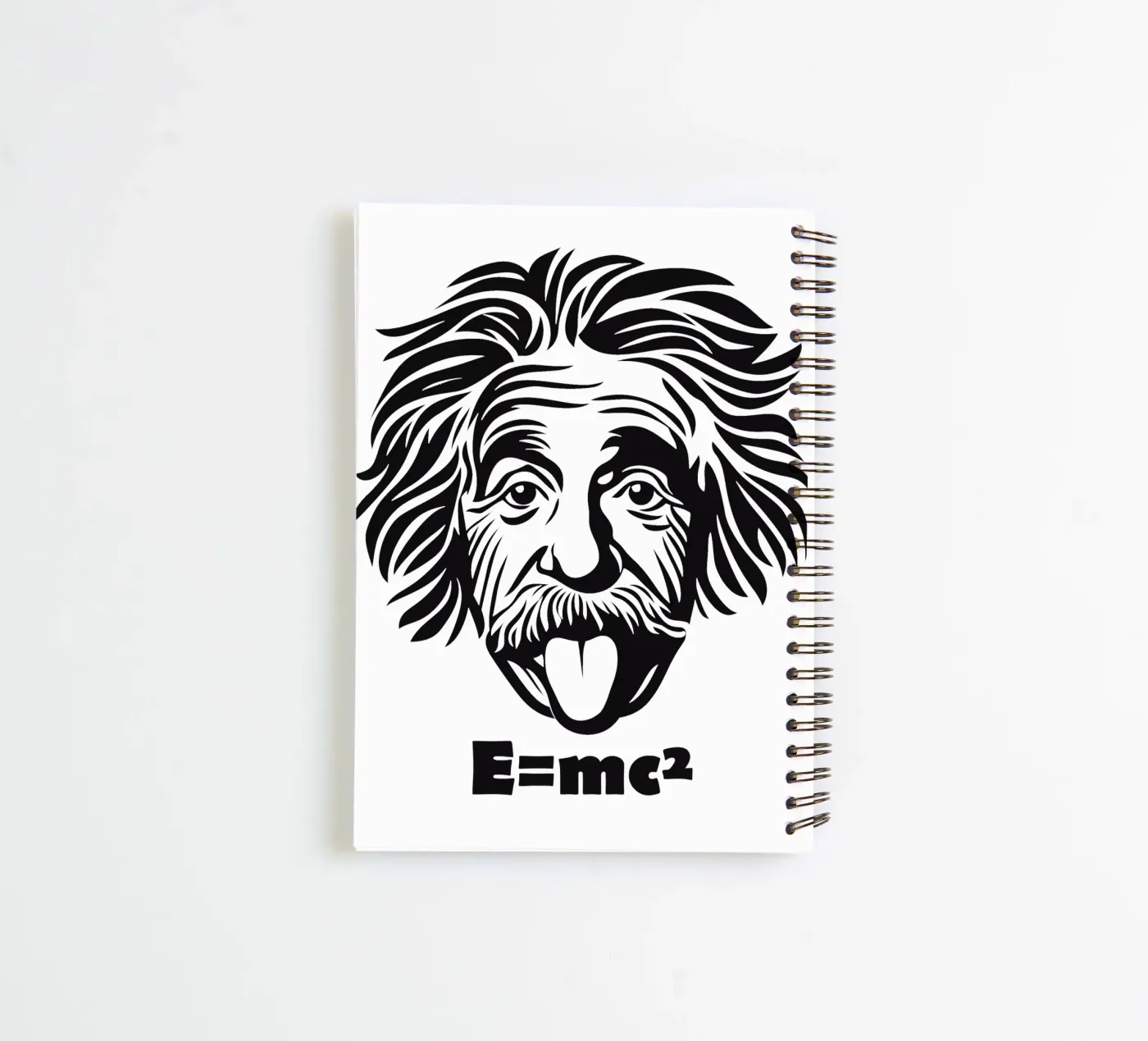 Albert Einstein: E=mc² spiral notebook by Autofocus