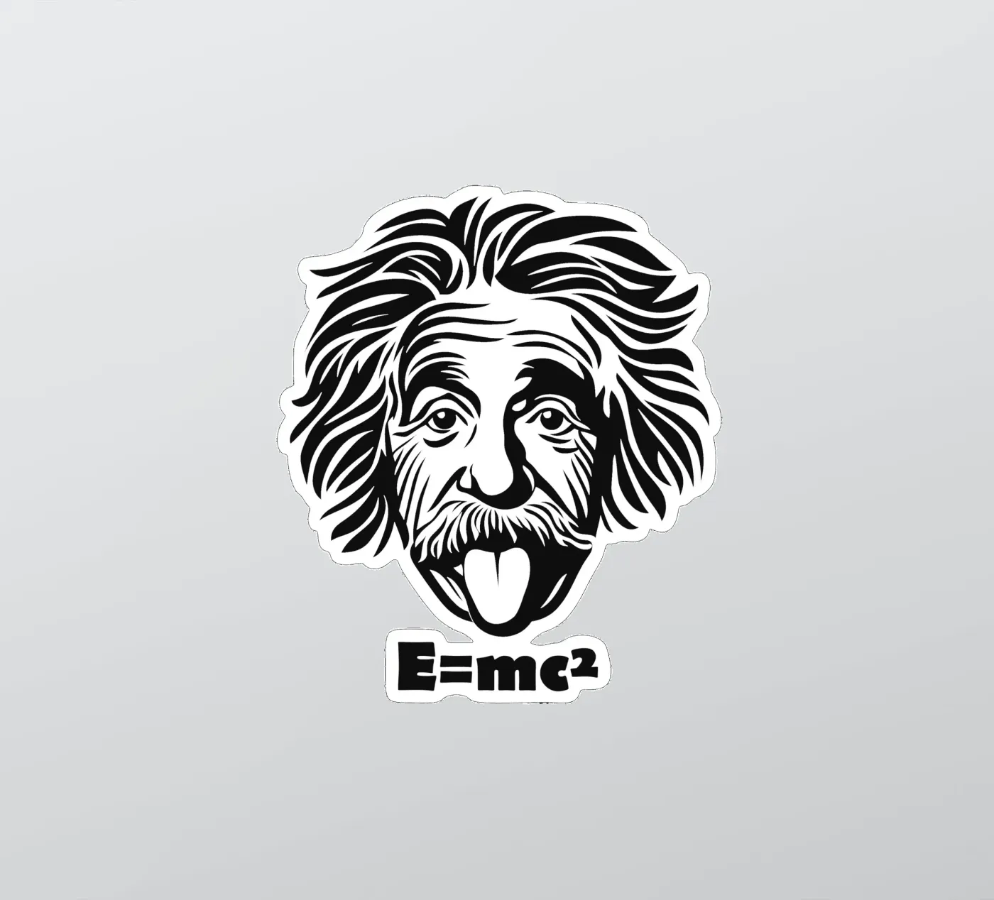 Albert Einstein: E=mc² autocollant de Autofocus