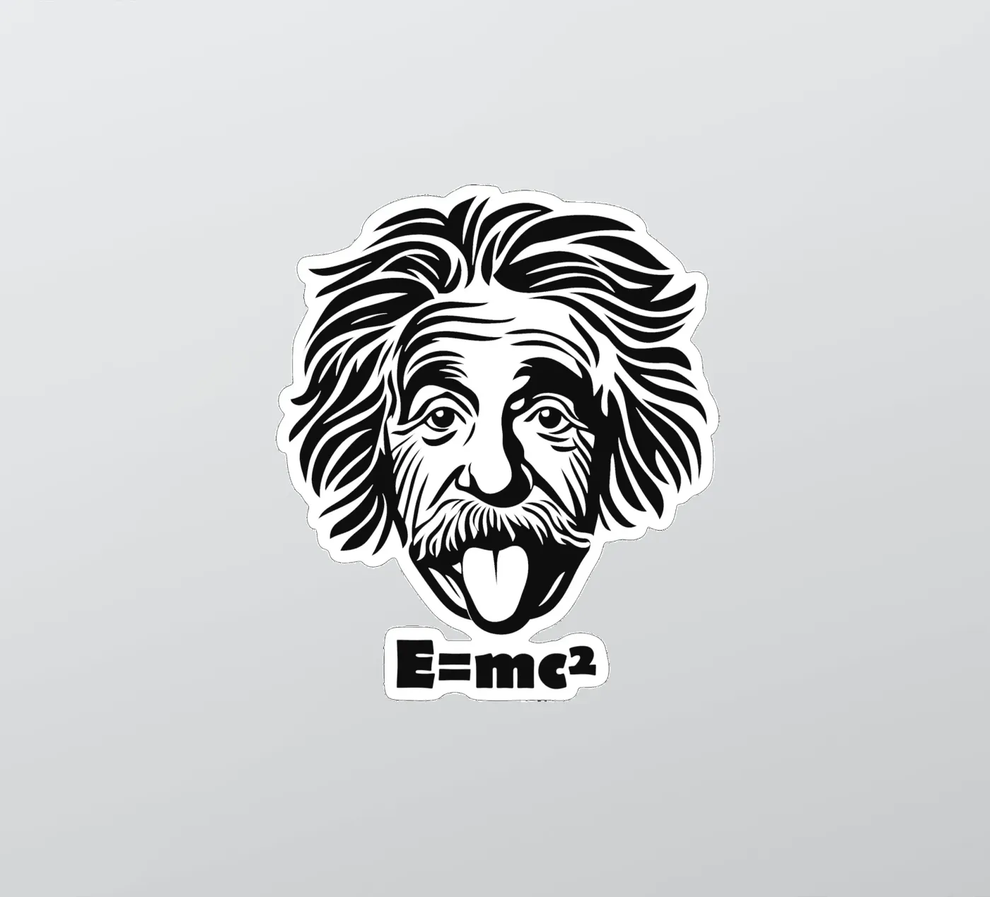 Albert Einstein: E=mc² sticker by Autofocus