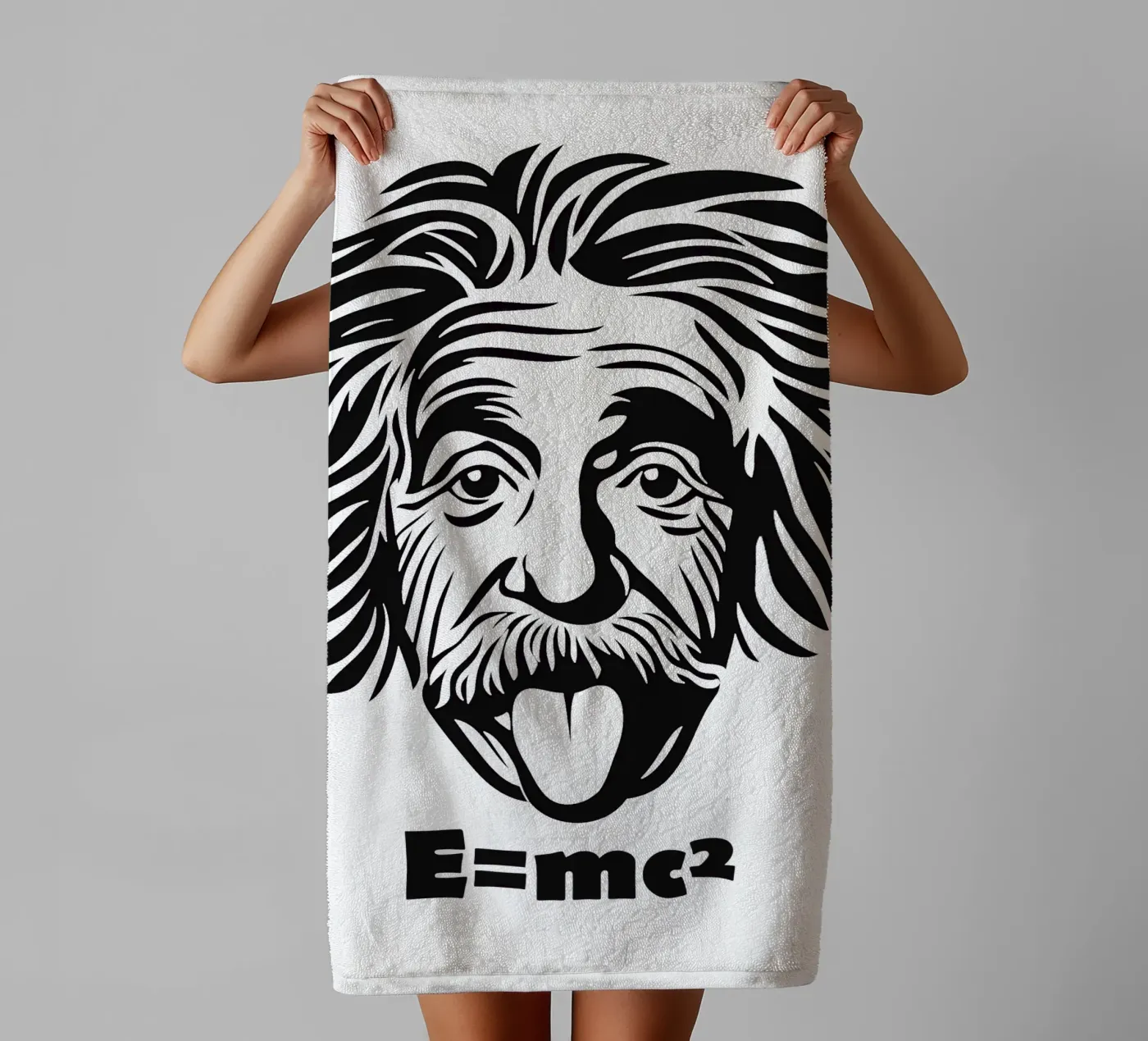 Albert Einstein: E=mc² badhanddoek van Autofocus