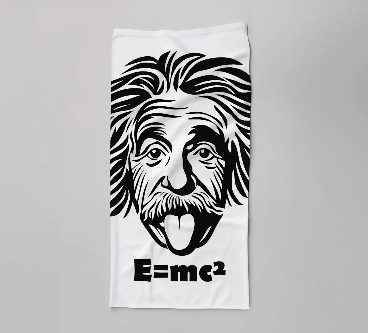 Albert Einstein: E=mc² towel by Autofocus