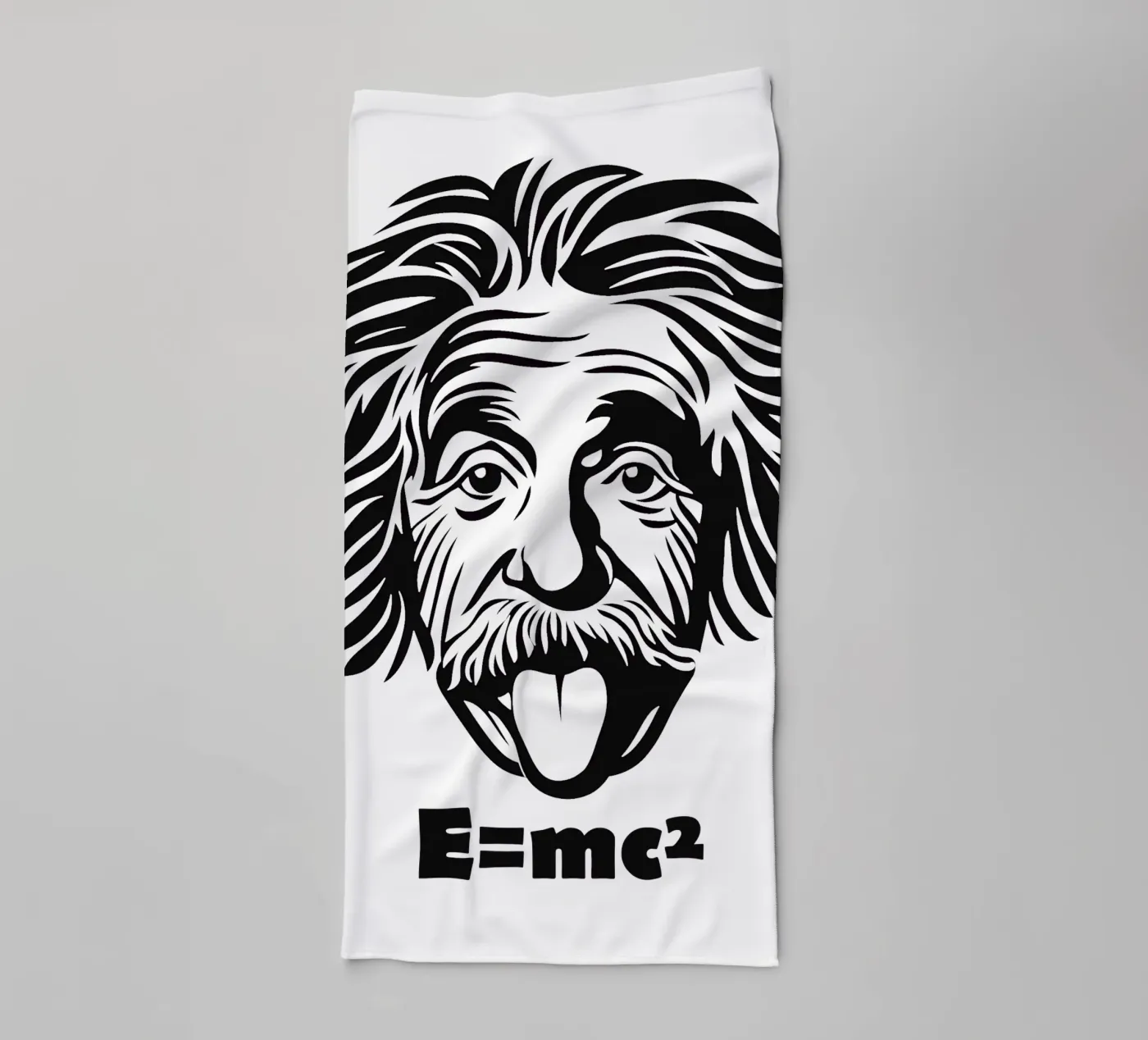 Albert Einstein: E=mc² serviette de bain de Autofocus