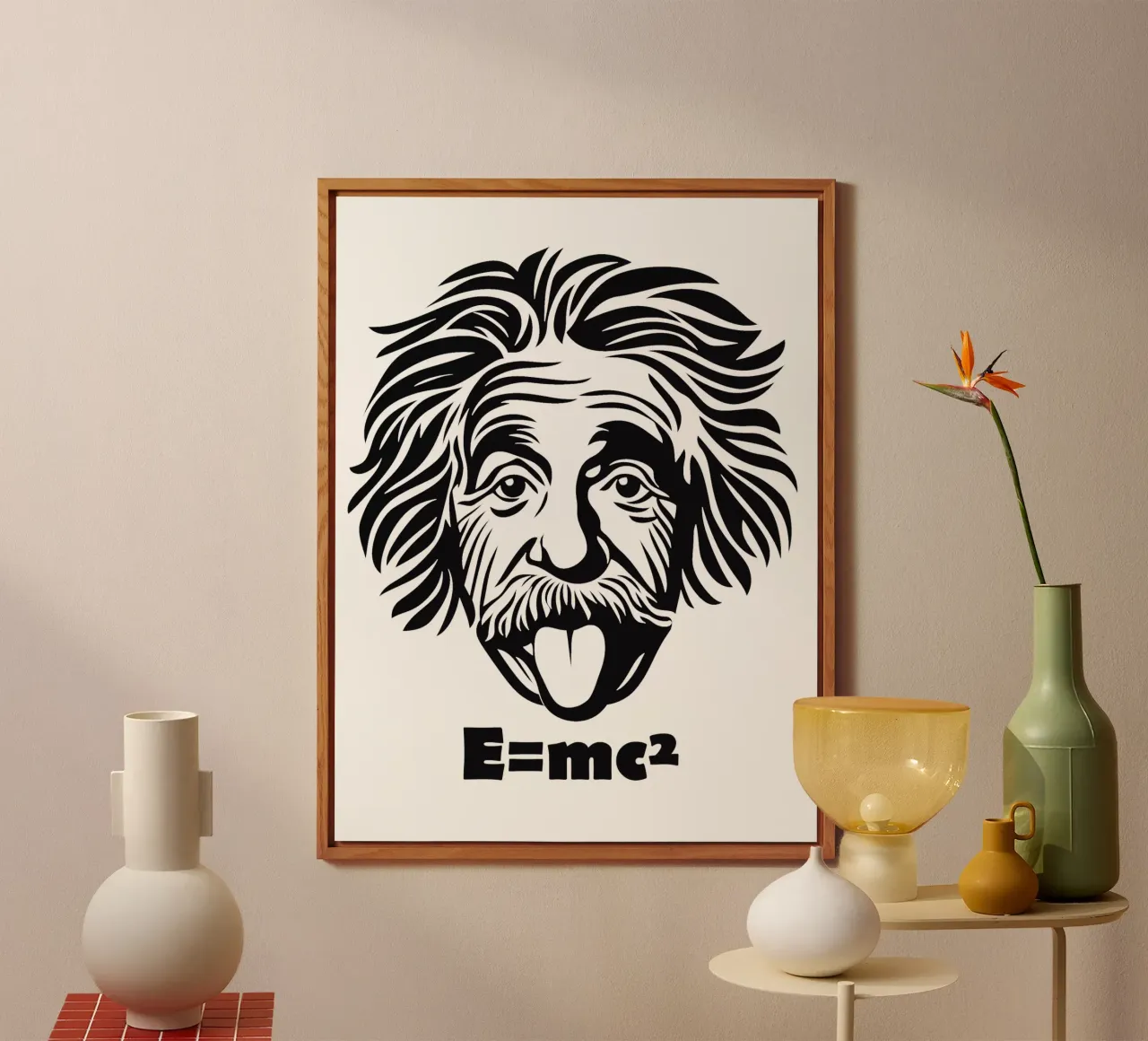 Albert Einstein: E=mc² Forex-Platte von Autofocus