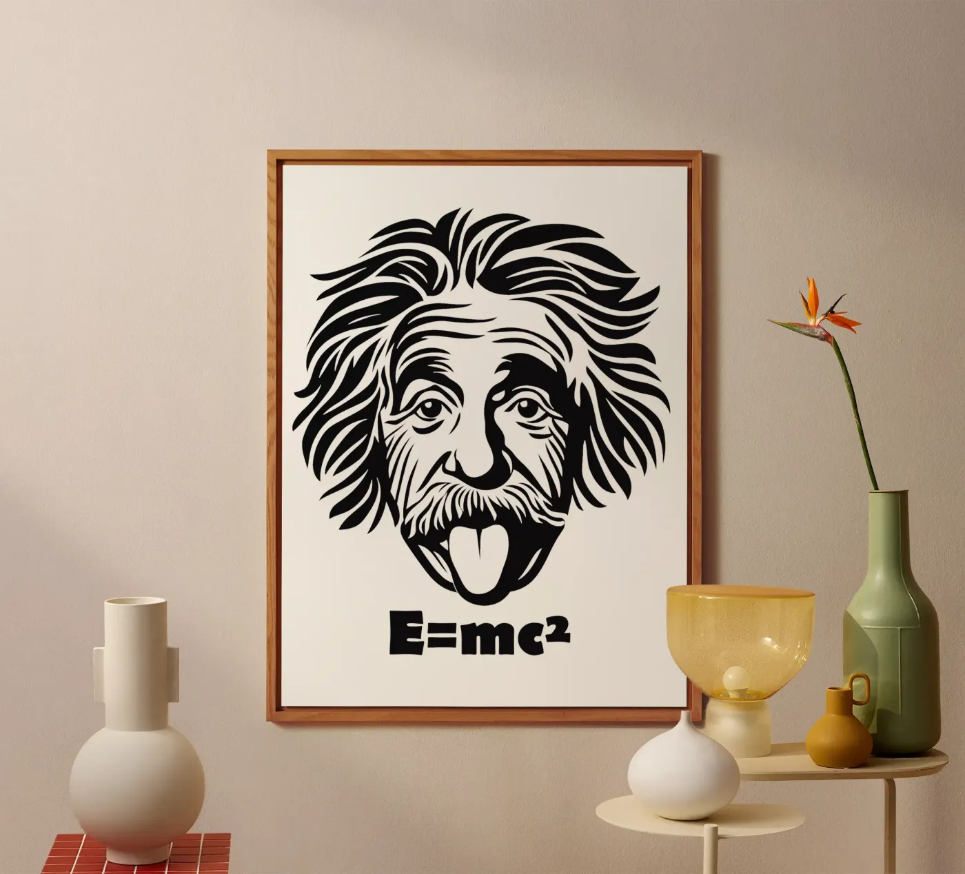 Albert Einstein: E=mc² forex plate by Autofocus