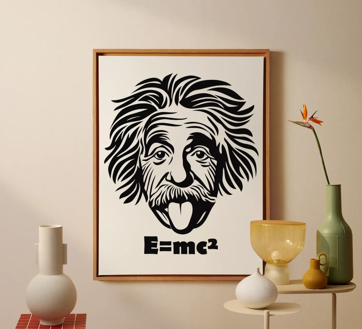 Albert Einstein: E=mc² tela da Autofocus