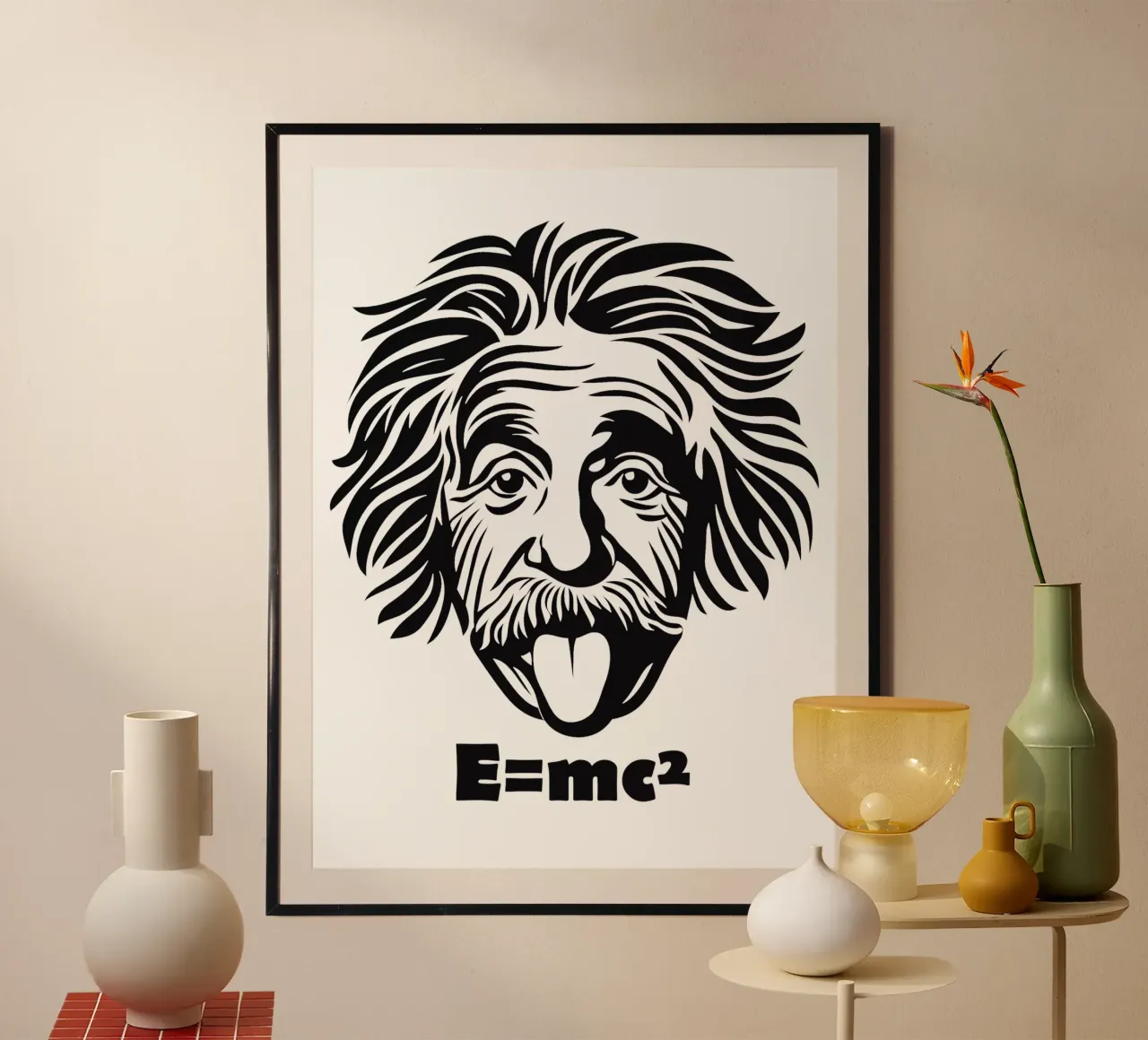 Albert Einstein: E=mc² poster van Autofocus