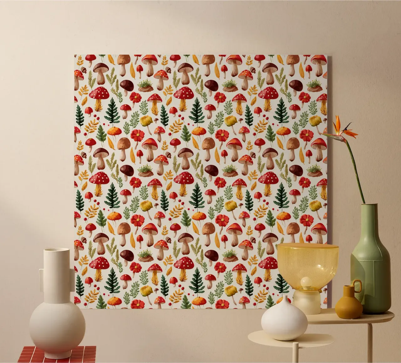 Autunno - Funghi, foresta, modello plexiglass da Hightown Design