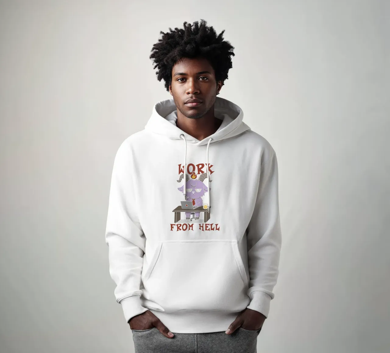 Work from Hell hoodie by Loobs