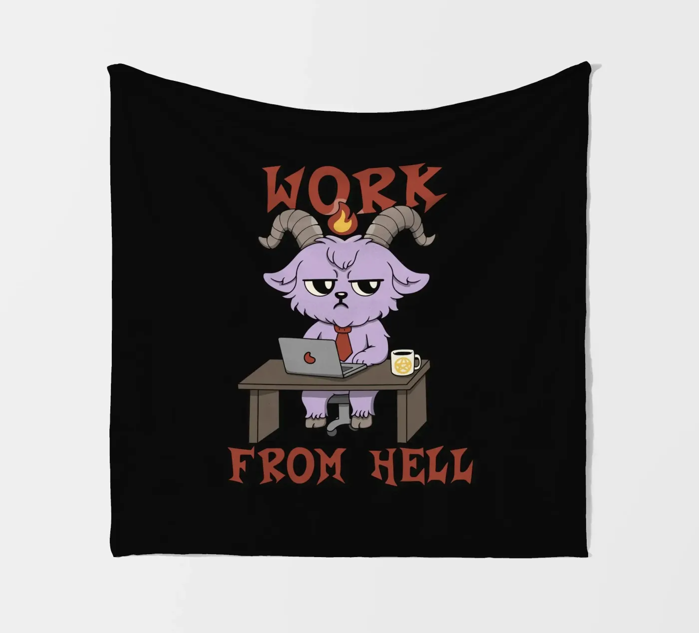 Work from Hell Fleecedecke von Loobs