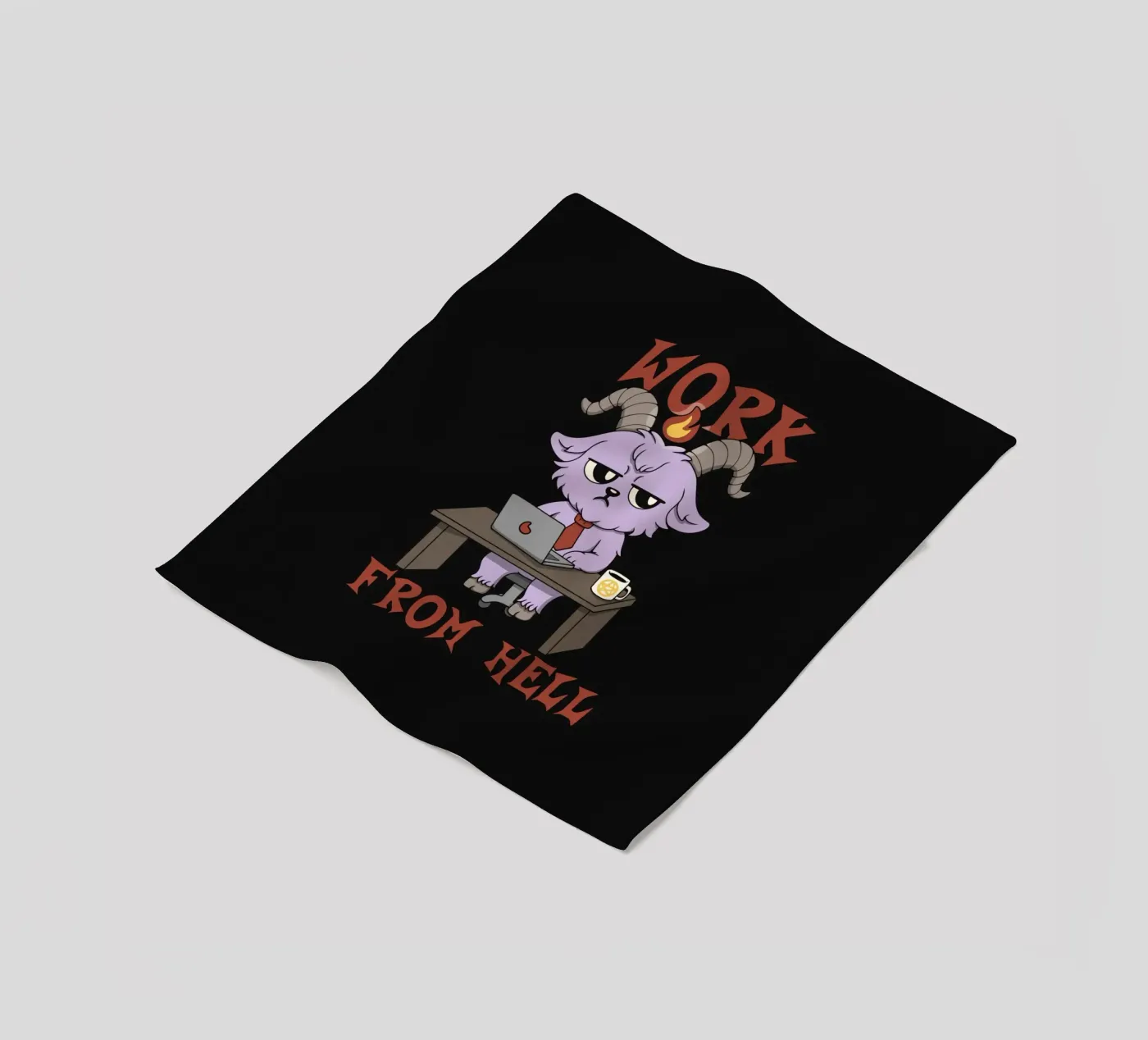 Work from Hell Fleecedecke von Loobs