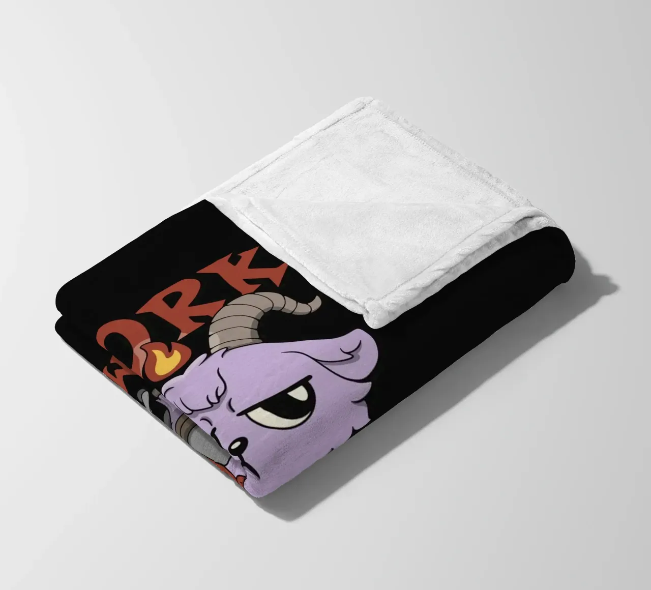 Work from Hell fleece blanket by Loobs
