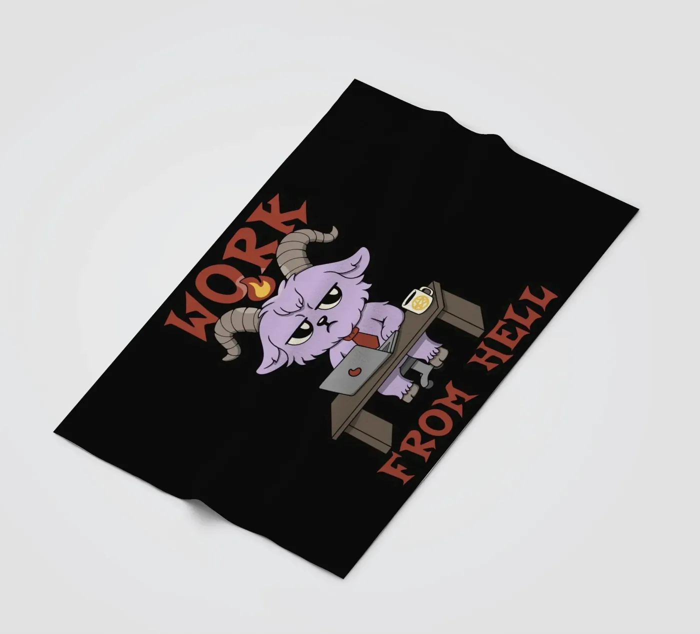 Work from Hell Fleecedecke von Loobs