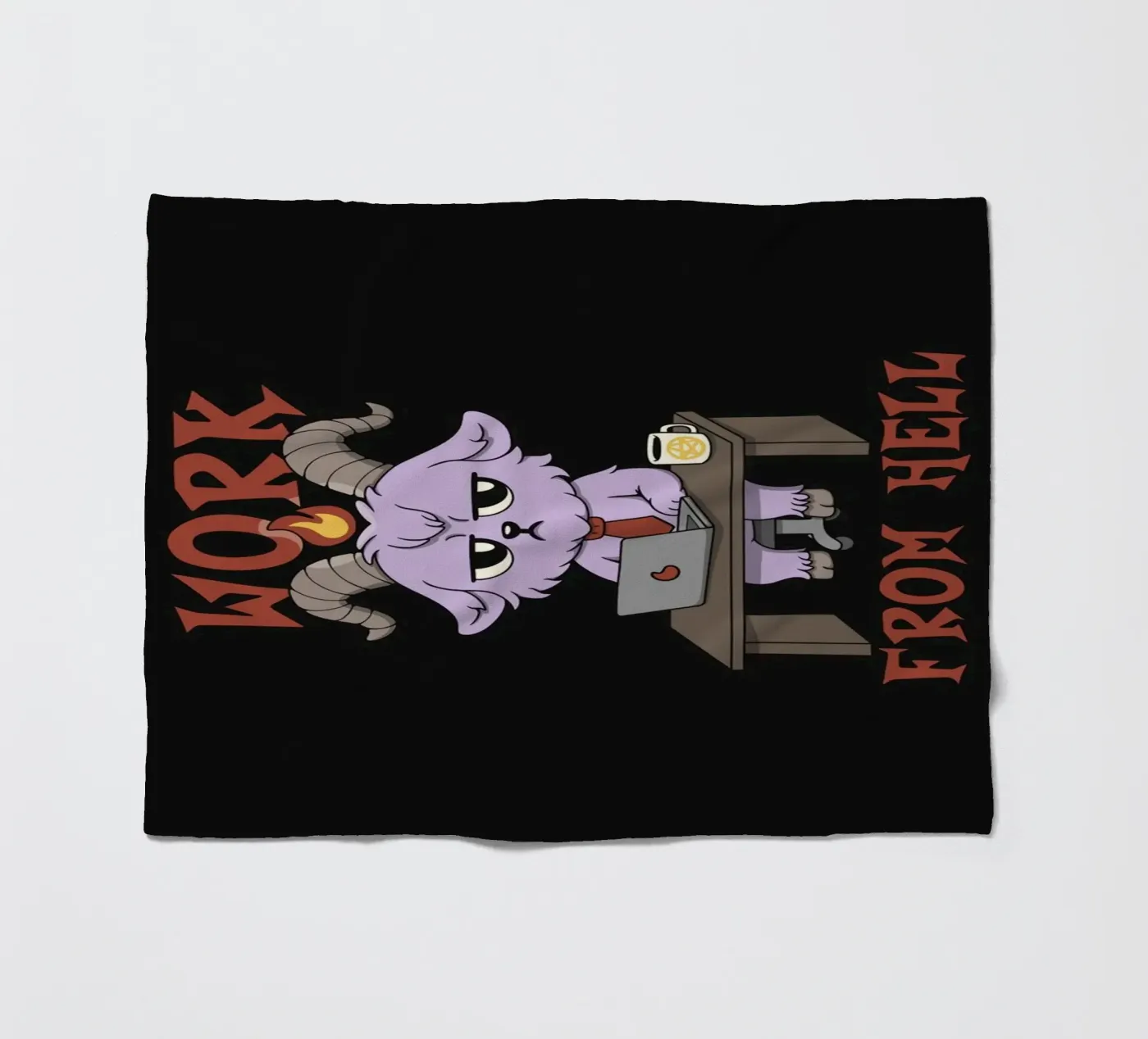 Work from Hell Fleecedecke von Loobs