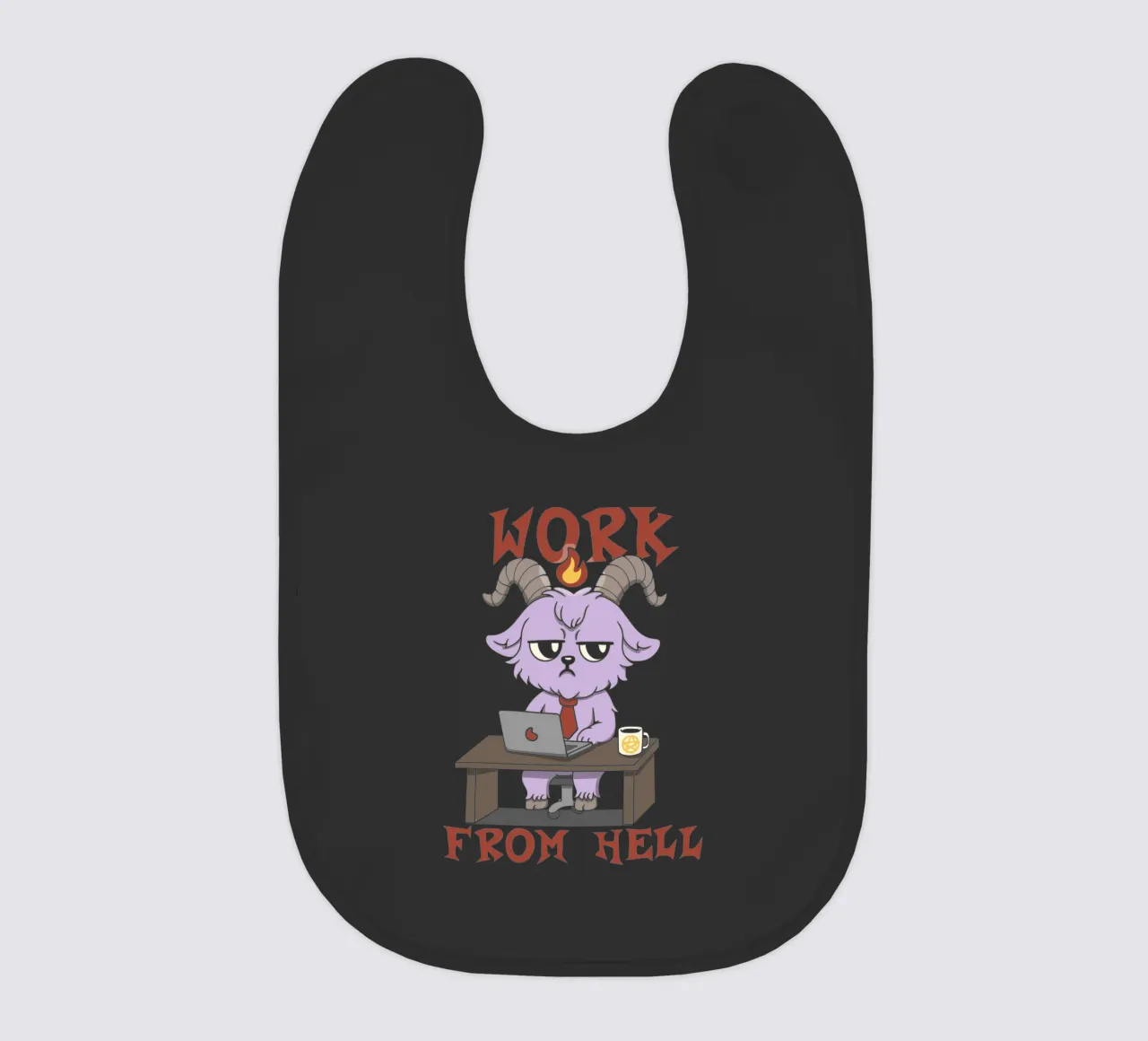 Work from Hell Babylätzchen von Loobs