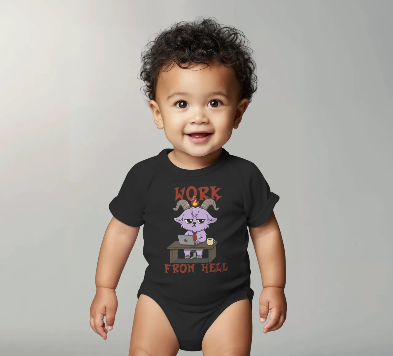 Work from Hell body bébé de Loobs