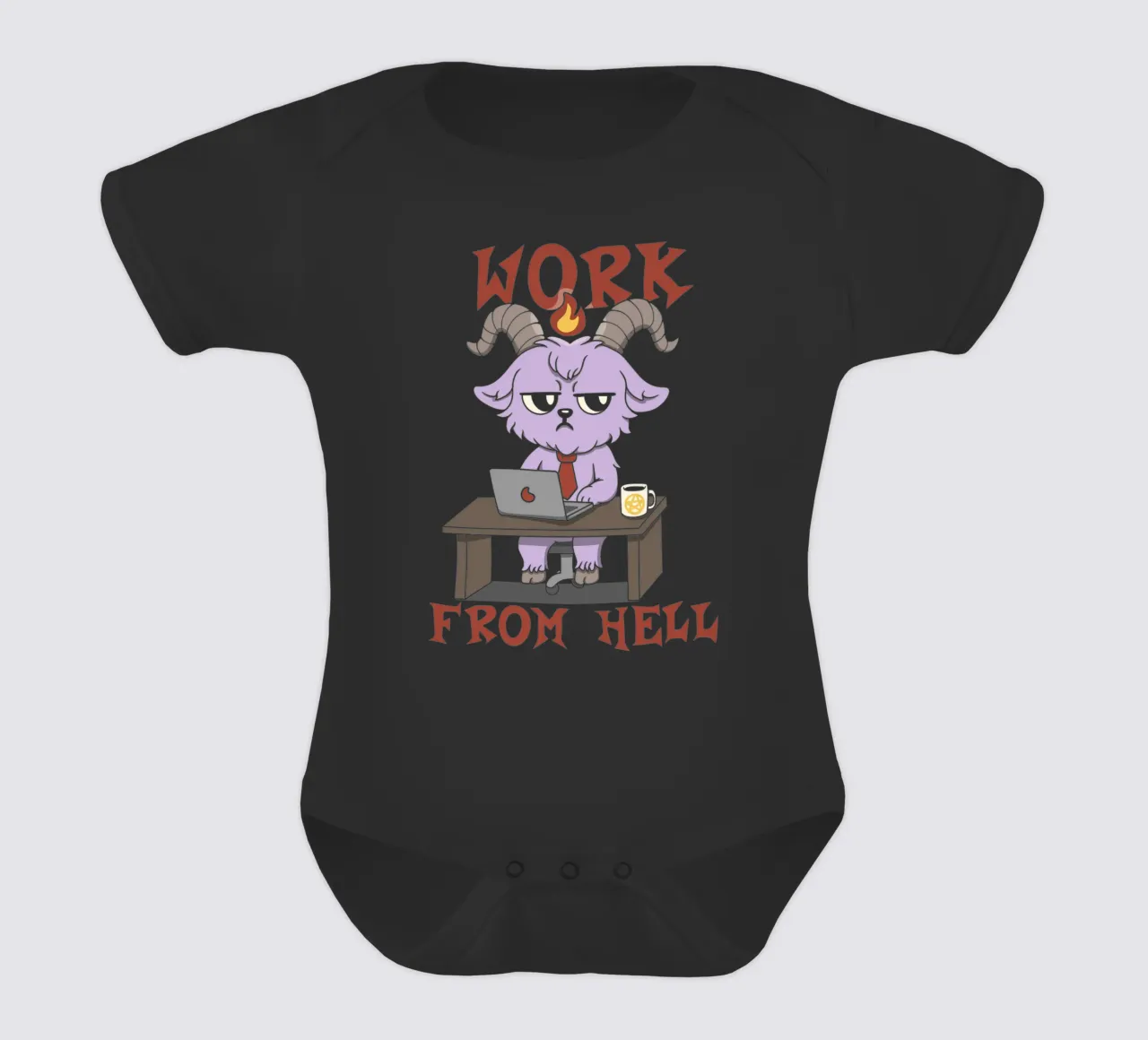 Work from Hell body bébé de Loobs