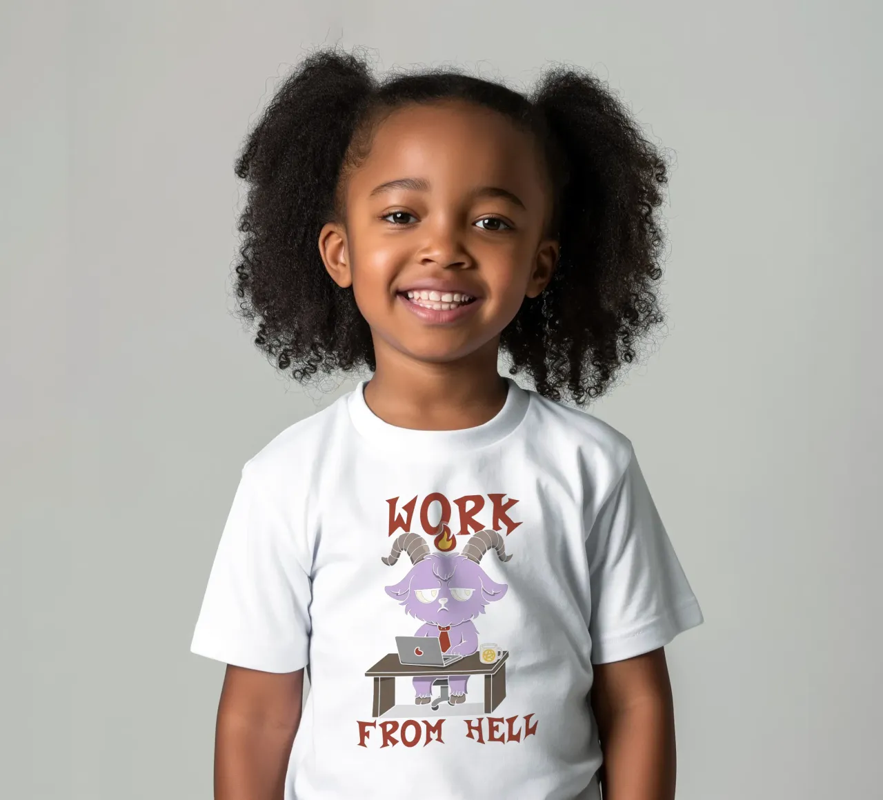 Work from Hell t-shirt bambini da Loobs